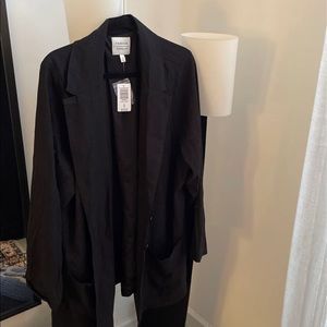 NWT TORRID LINEN BLAZER 4x